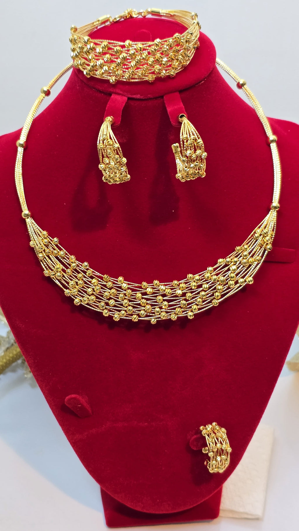 24K Gold-Coated 4-Piece Jewelry Set