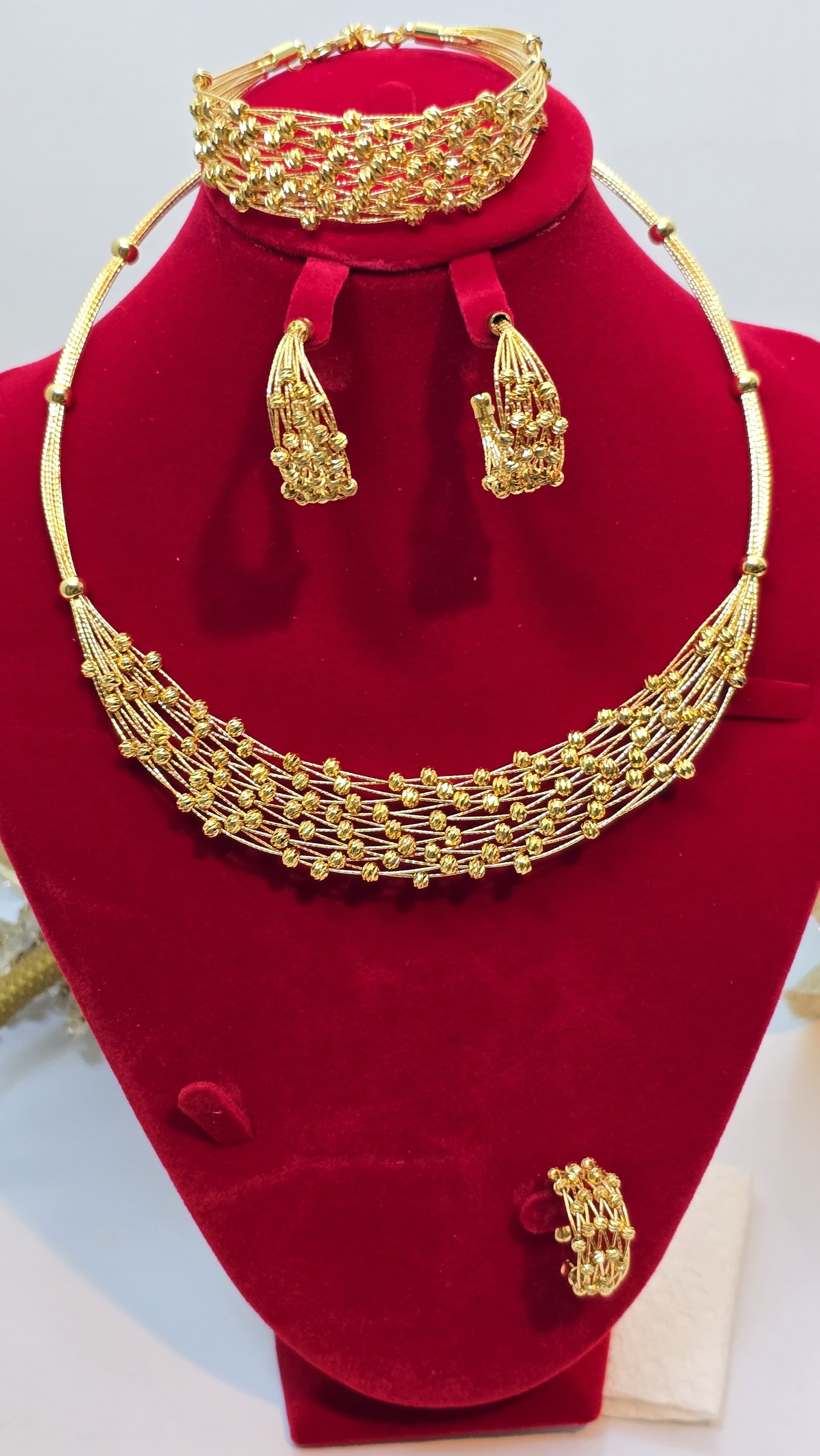 24K Gold-Coated 4-Piece Jewelry Set