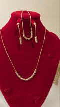Three-Tone Gold-Coated Jewelry Set