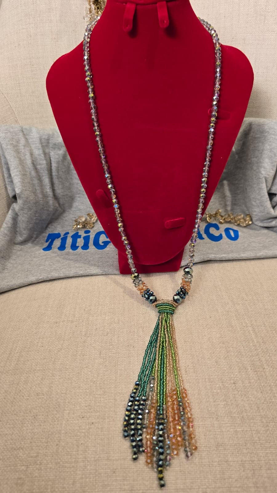 Long Beaded Necklace