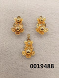 Gold Plated Earrings & Pendant Set