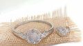 Zirconia Bangle & Ring Set