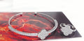Zirconia Bangle & Ring Set