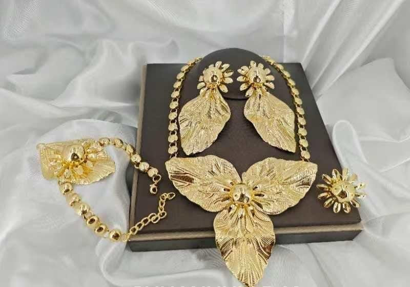 Gold-Tone Statement Jewelry