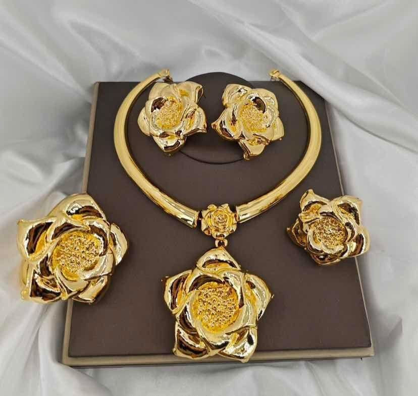 Gold-Tone Statement Jewelry