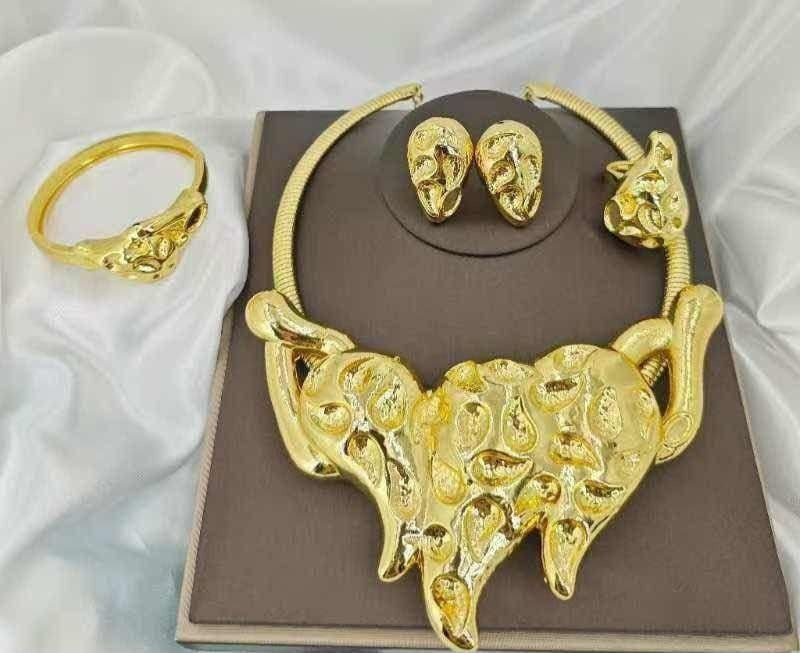 Gold-Tone Statement Jewelry