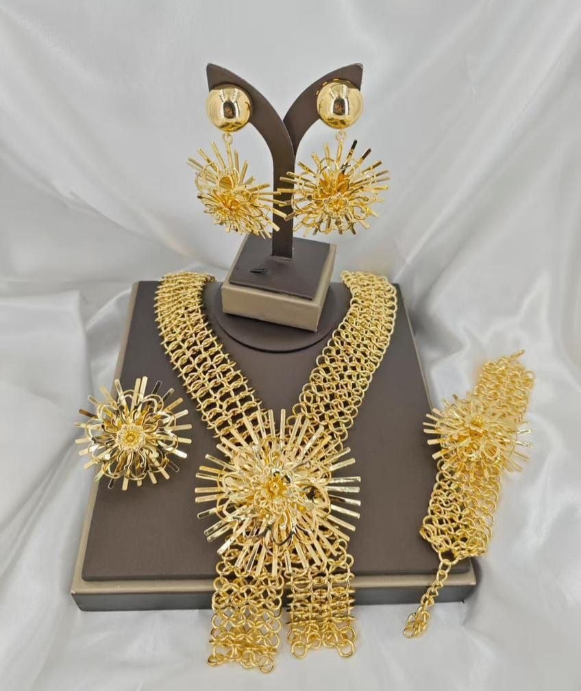 Gold-Tone Statement Jewelry