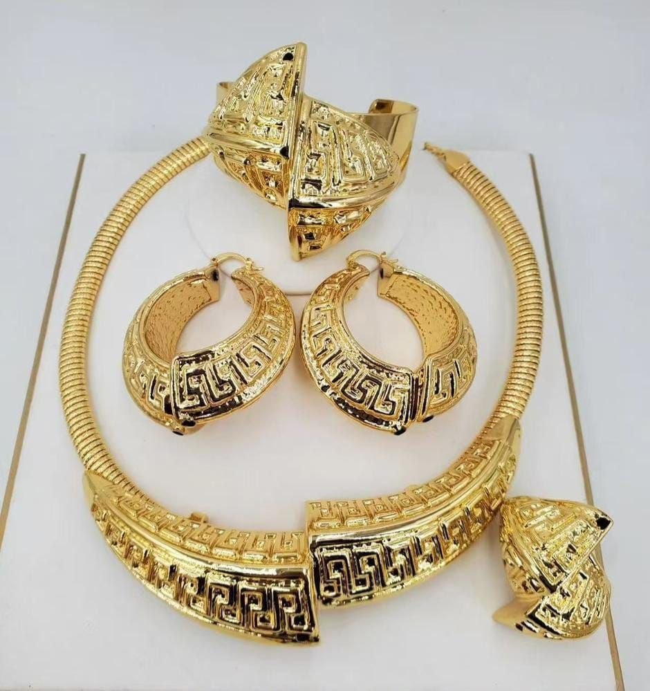 Gold-Tone Statement Jewelry