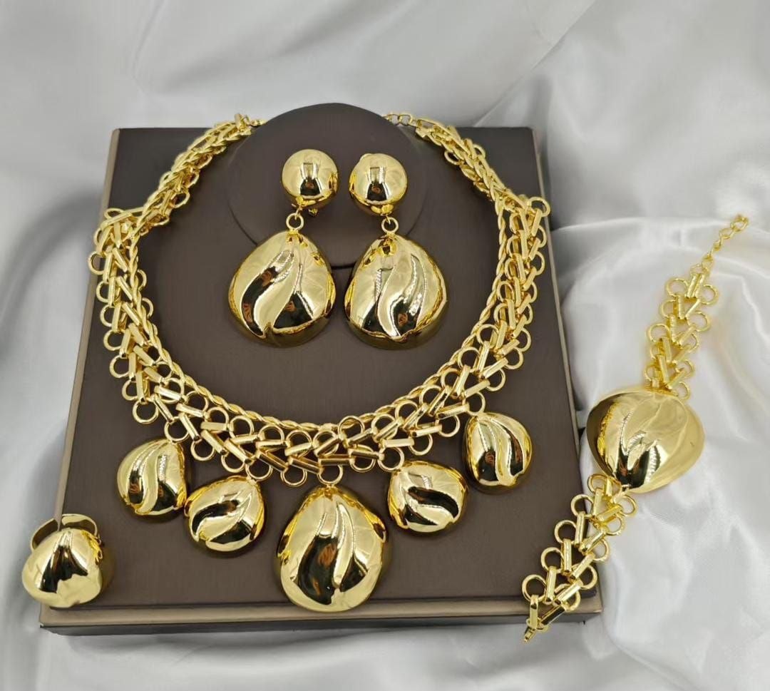 Gold-Tone Statement Jewelry