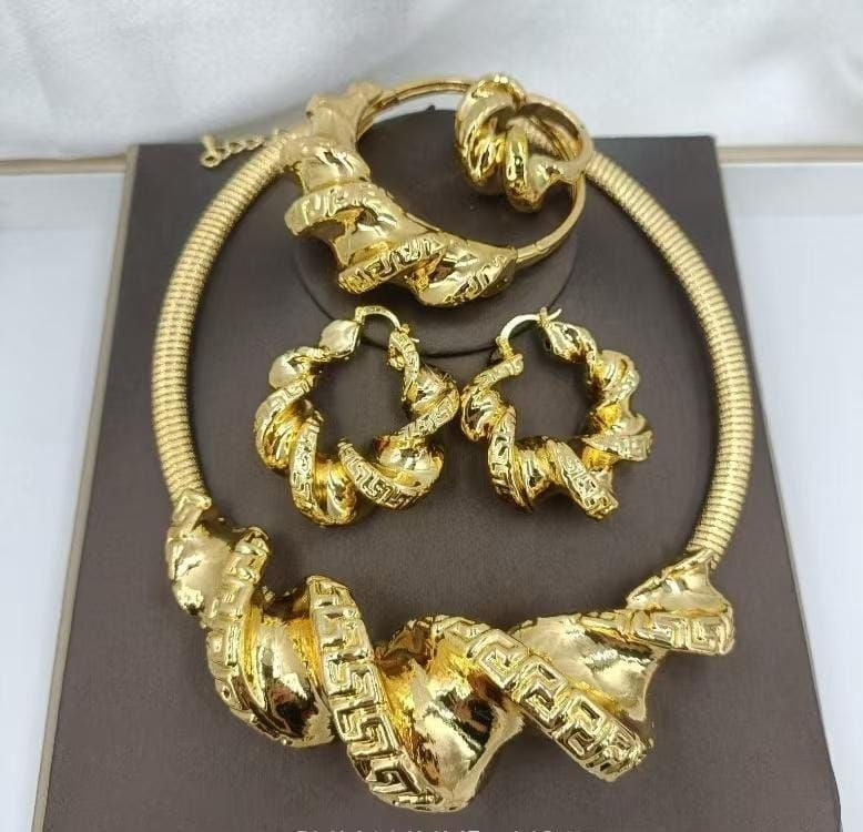 Gold-Tone Statement Jewelry