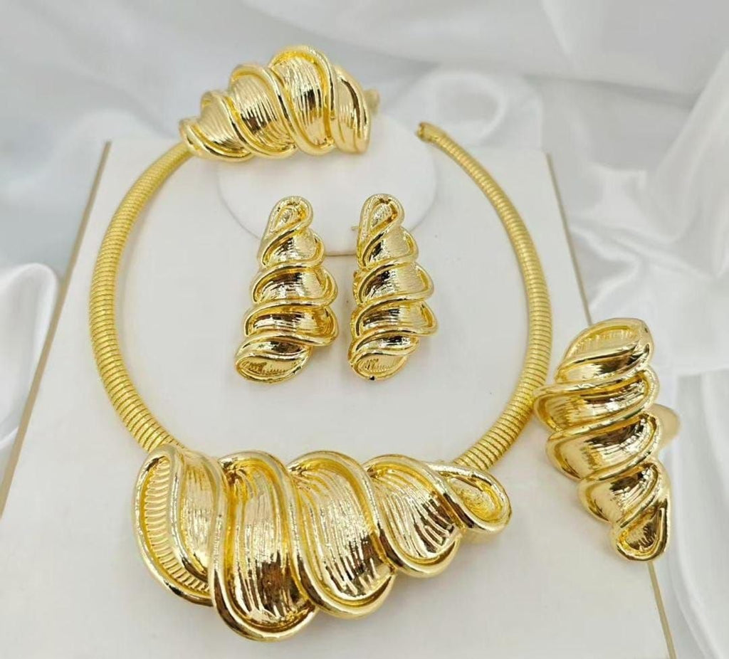 Gold-Tone Statement Jewelry