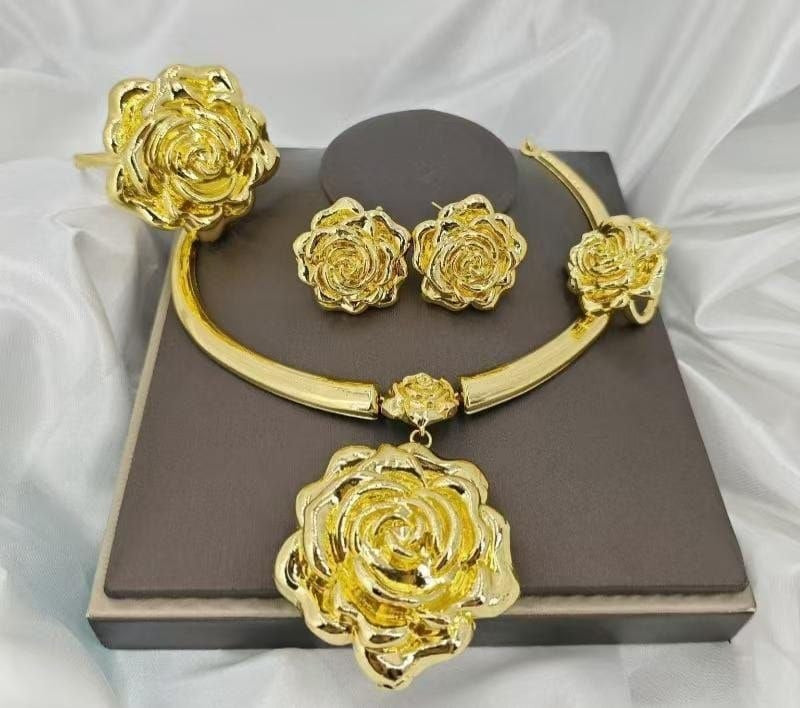 Gold-Tone Statement Jewelry
