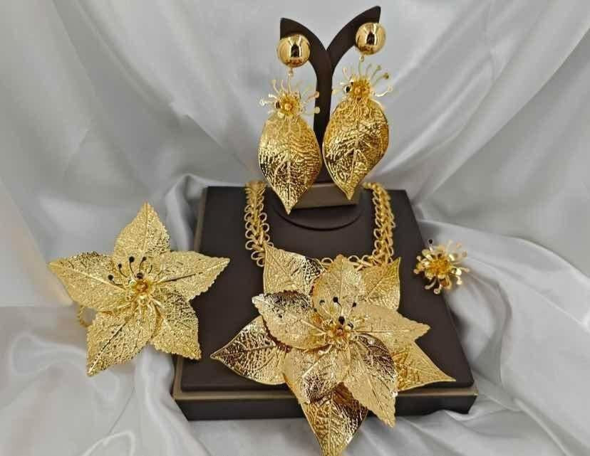 Gold-Tone Statement Jewelry