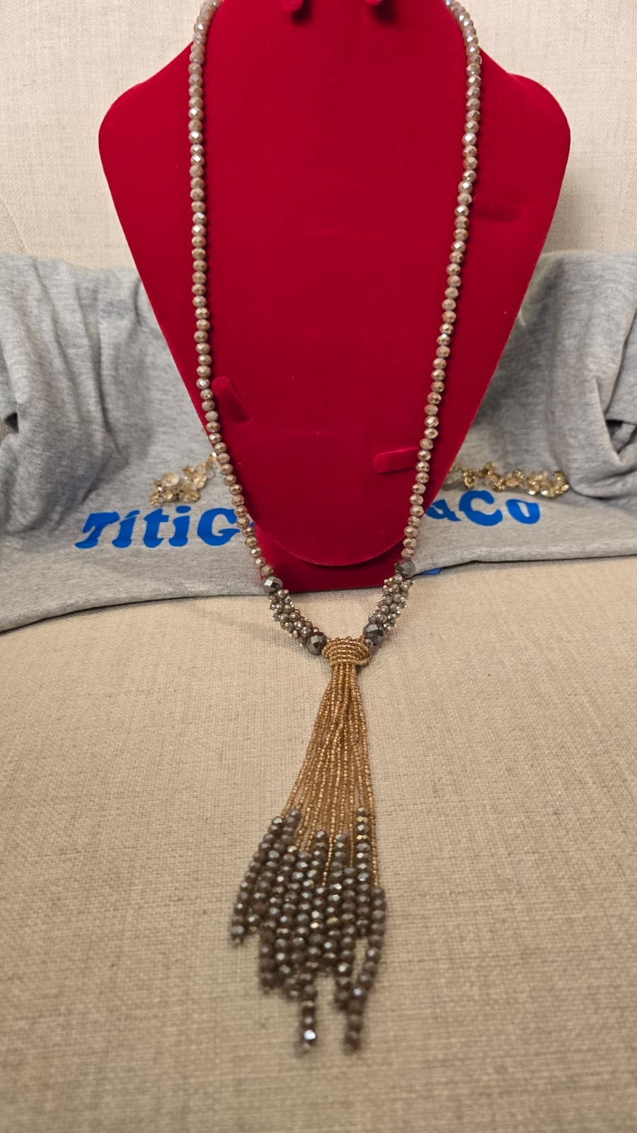 Long Beaded Necklace