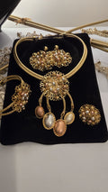 Three-Tone A-Grade 18K Copper-Coated Jewelry Set – Design II
